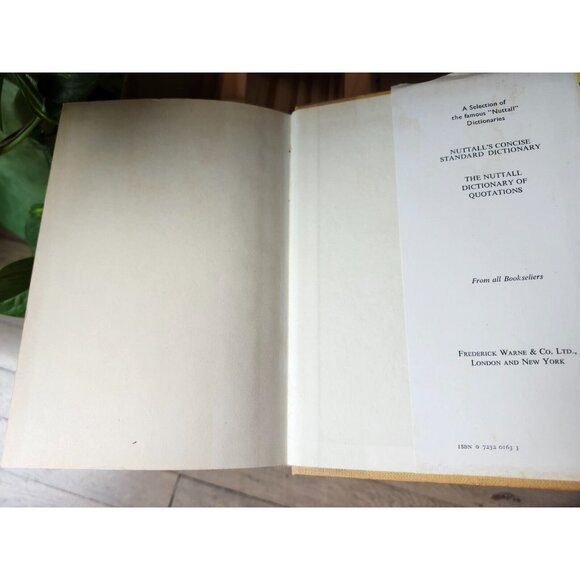 1974 Quickway Crossword Dictionary by H.W. Hill Vintage Hardcover w/ Dust Jacket - Picture 15 of 15